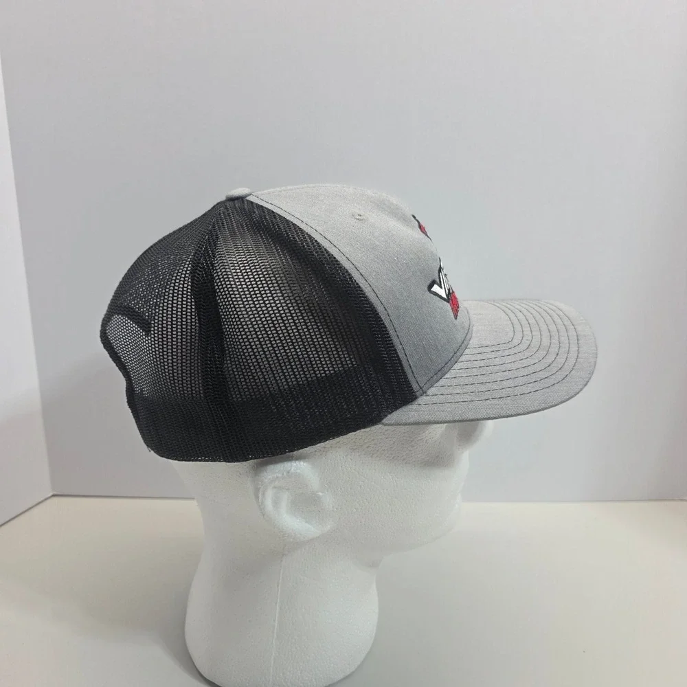 Viper Motorsports Trucker Hat Gray Black Snapback Racing Cap Dodge